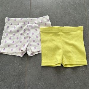 Girls Somersault Shorts, 2 pair